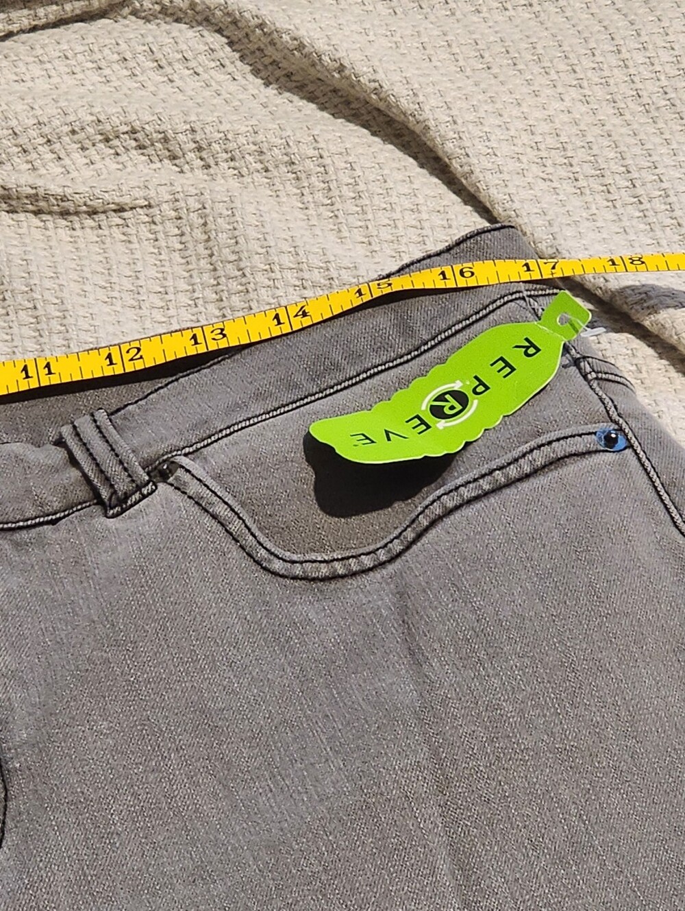 Size 14 Repreve Grey Jeans - Picture 4 of 15